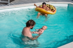 swimming